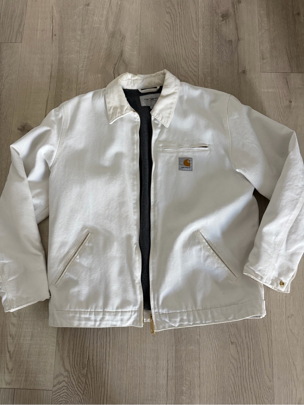 Carhartt WIP Detroit Jacket Men’s Size Medium - White